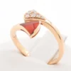 Bvlgari Diva Dream Carnelian diamond rings1