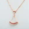 Bvlgari Diva Dream shells Ruby Necklace 7501