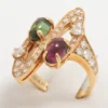 Bvlgari Ellicia Tourmaline diamond rings1