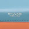 Bvlgari Serpenti Leather 2way shoulder bag Blue With mirror6