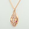 Bvlgari Serpenti Rubellite diamond Necklace 750(PG) 17.8g 3527481