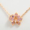 Cartier Caresse d’Orchidées par Cartier Pink sapphire diamond Necklace1