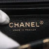 Chanel 2.55 Moc croc Single flap Double chain bag Black Gold Metal fittings 283529327