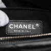 Chanel Coco Mark Caviarskin Chain tote bag Black Silver 7