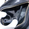 Chanel Coco Mark Lambskin Chain Shoulder Bag Fringe Black6