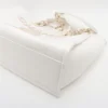 Chanel Deauville GM canvas Chain tote bag White Gold Metal fittings JAJ4387L3