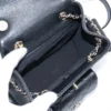 Chanel Matelasse Caviarskin Chain backpack Black Gold Metal fittings HE20C9676