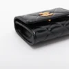 Chanel Matelasse Leather Chain shoulder bag Black Gold 4