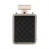 Chanel Matelasse Plastic×leather Chain shoulder bag Black × White Gold Metal fittings PTUEJ9382