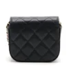 Chanel Mini Mini Matelasse Caviar Skin Chain Shoulder Bag Black2