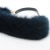 Fendi Auroc Fur × Leather Shoulder bag Navy blue 8BS06803