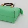 Fendi By The Way Mini Leather Hand bag Green 8BS0673