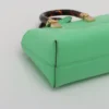 Fendi By The Way Mini Leather Hand bag Green 8BS0674
