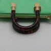 Fendi By The Way Mini Leather Hand bag Green 8BS0675