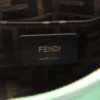 Fendi By The Way Mini Leather Hand bag Green 8BS0677