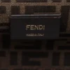 Fendi Fast Leather 2way shoulder bag Black 8BP1297