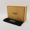 Fendi Fast Leather 2way shoulder bag Black 8BP1298