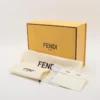 Fendi ICU EAST WEST Leather 2way handbag Yellow 8BN3239