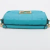 Fendi Mini Bucket ZUCCa Leather Chain shoulder bag Blue 8BS0175
