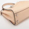 Fendi Mini Peek-a-boo Selleria Leather 2way handbag Beige 8BN2444
