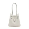 Fendi Origami Leather Tote bag White 8BH4141
