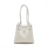 Fendi Origami Leather Tote bag White 8BH4142