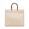 Fendi Sunshine Leather Tote Bag Beige 8BH3862