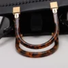 Fendi Sunshine small Leather 2way handbag Black 8BH3945