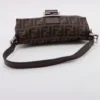 Fendi ZUCCa Mamma Baguette Canvas & Leather Shoulder Bag Brown Rank ＡＢ5