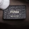 Fendi ZUCCa Mon Tresor Mini Leather 2 Way Shoulder Bag Black × Brown 8BS0106