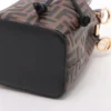 Fendi ZUCCa Mon Tresor Mini Leather 2way shoulder bag Brown 8BS0103