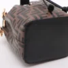 Fendi ZUCCa Mon Tresor Mini Leather 2way shoulder bag Brown 8BS0104
