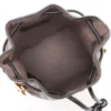 Fendi ZUCCa Mon Tresor Mini Leather 2way shoulder bag Brown 8BS0106