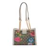 Gucci GG flora Chain shoulder bag Beige 4981562