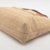 Gucci Patch Raffia x leather Straw bag Beige×Brown 7796713