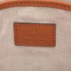 Gucci Patch Raffia x leather Straw bag Beige×Brown 7796718
