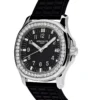 Patek Philippe Aquanaut 5067A-001 ‘Ladies’ Stainless Steel Black Dial Diamond Bezel2