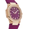Patek Philippe Nautilus 7010R-013 ‘Ladies’ Rose Gold Purple Dial Diamond Bezel (2024)3