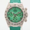 Rolex Cosmograph Daytona 116519 Y111985 WG & Leather AT Green-Face1