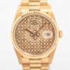 Rolex Day Date 18238 X756852 YG AT Diamond-Face1