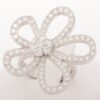 Van Cleef & Arpels Flower lace diamond rings 1
