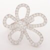Van Cleef & Arpels Flower lace diamond rings 2