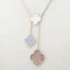 Van Cleef & Arpels Magic Alhambra 6P shells Chalcedony Necklace3