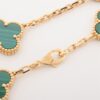 Van Cleef & Arpels Vintage Alhambra 10P Malachite Necklace 4