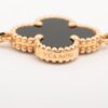 Van Cleef & Arpels Vintage Alhambra 10P Onyx Necklace 5