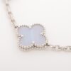Van Cleef & Arpels Vintage Alhambra 5P Chalcedony Bracelet 3