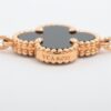 Van Cleef & Arpels Vintage Alhambra 5P Onyx Bracelet5