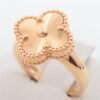 Van Cleef & Arpels Vintage Alhambra Guilloche rings 1