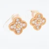 Van Cleef & Arpels Vintage Alhambra diamond Earings 2
