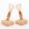Van Cleef & Arpels Vintage Alhambra diamond Earings 3